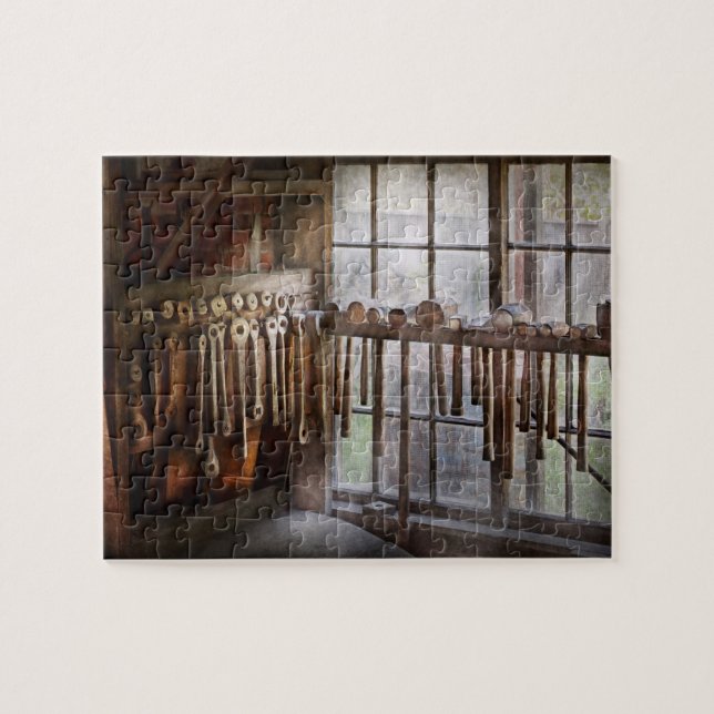 Puzzle Forgeron - Plaques et marteaux de dessin (Horizontal)