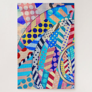 Puzzle Formes Abstraites amusantes et colorées Adulte