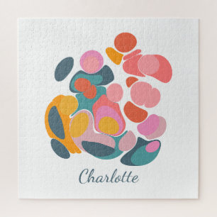 Puzzle Formes Abstraites minimalistes   Nom personnalisé