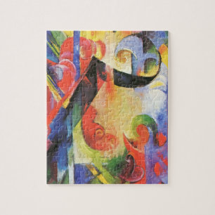 Puzzle Formes brisées par Franz Marc, Art abstrait vintag
