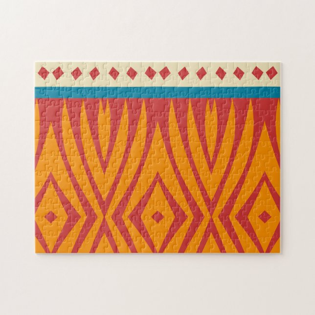 Puzzle Formes dans de rétros couleurs (Horizontal)