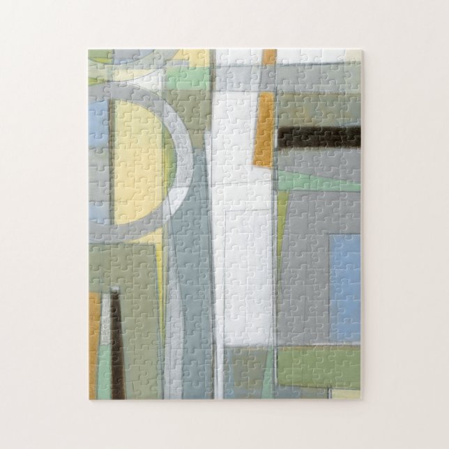 Puzzle Formes géométriques Abstraites colorées (Vertical)