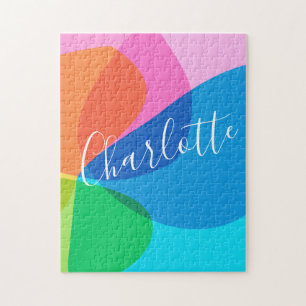 Puzzle Formes géométriques Abstraites colorées   Personna