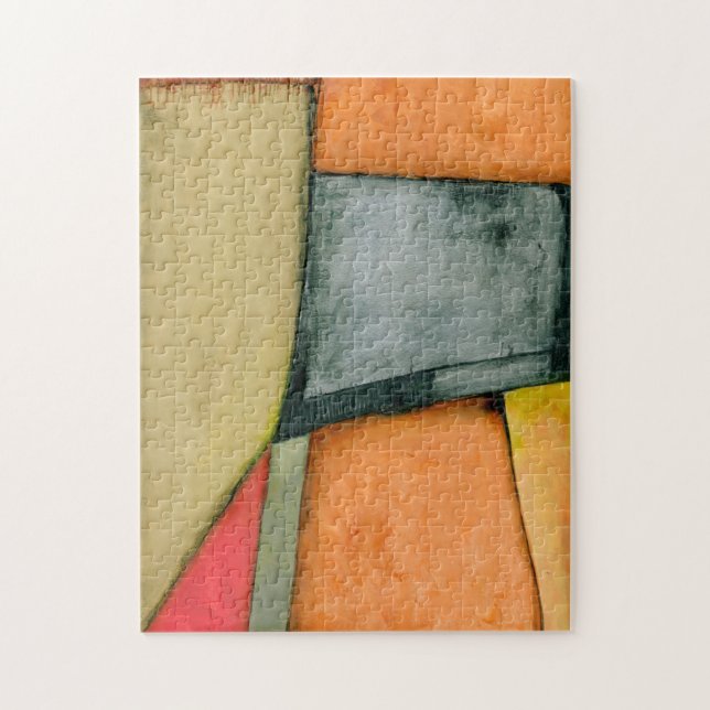 Puzzle Formes géométriques colorées contemporaines (Vertical)