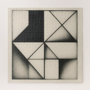 Puzzle Formes géométriques monochromes audacieuses