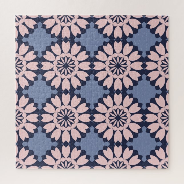Puzzle Formes géométriques : Motif décoratif sans couture (Vertical)