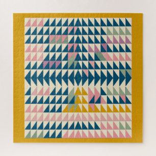 Puzzle Formes géométriques peintes de lumières colorées e