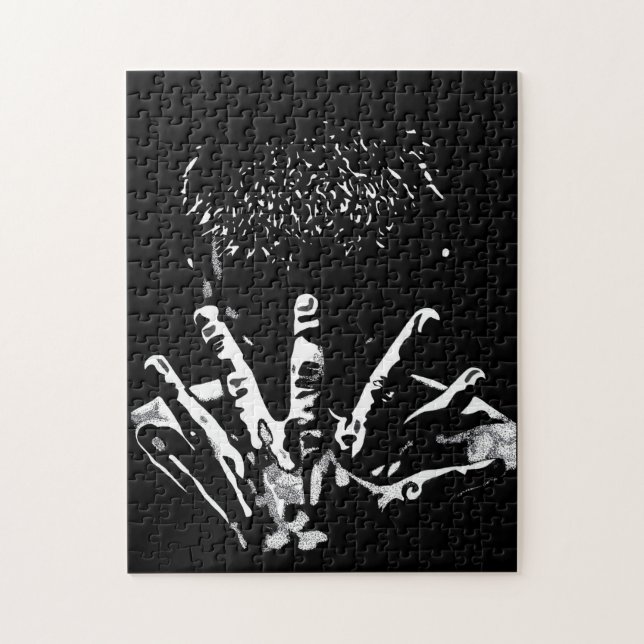 Puzzle fort de mains (Vertical)