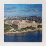 Puzzle Fort Manoel et Sliema de La Valette, Malte<br><div class="desc">Vue de Fort Manoel et Sliema depuis La Valette, Malte</div>
