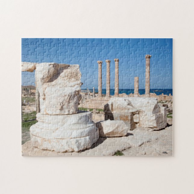 Puzzle Forum Romain et vestiges d'une statue, Sabratha, A (Horizontal)