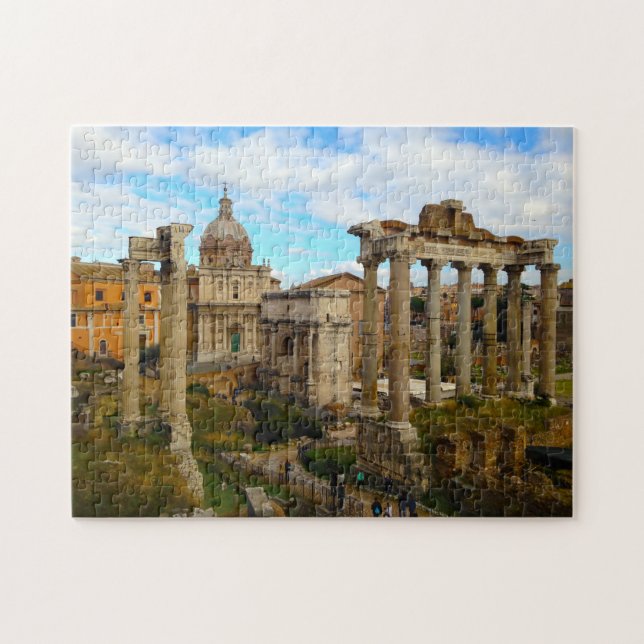 Puzzle Forum Romain, Rome, Italie. (Horizontal)