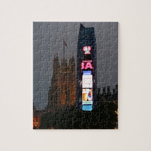 Puzzle Fou ! New York City et Londres (Vertical)