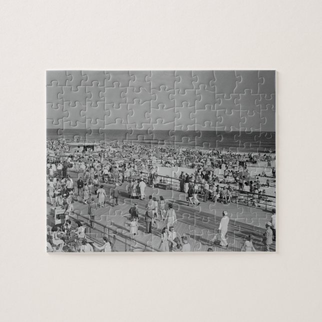 Puzzle Foule sur la plage (Horizontal)