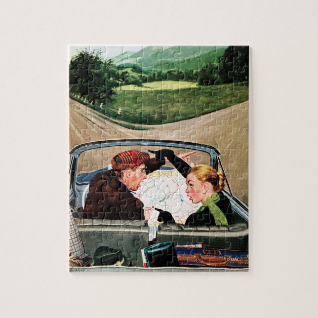 Puzzle Fourche sur la route (Vertical)