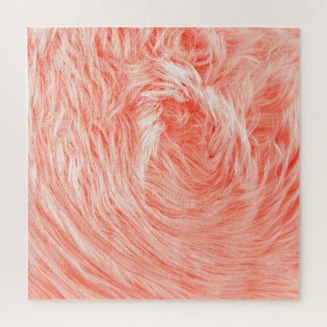 Puzzle Fourrure de farine de corail : Tendance 2019. (Vertical)