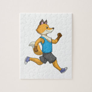Puzzle Fox comme coureur à Running