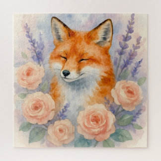 Puzzle Fox en Rose