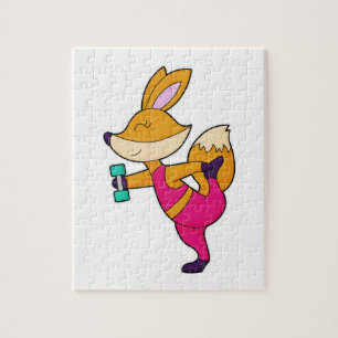 Puzzle Fox Fitness Dumbbell
