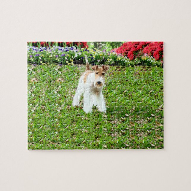 Puzzle Fox Terrier de fil (Horizontal)
