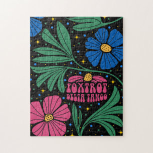 Puzzle Foxtrot Delta Tango Flower Boho