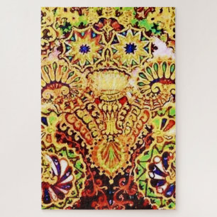 Puzzle "Fractal Psychedelic Cat" par Louis Wain