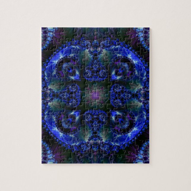 Puzzle Fractale 532 de kaléidoscope (Vertical)