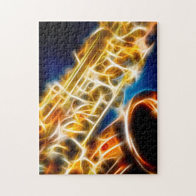 Puzzle Fractale de saxophone (Vertical)