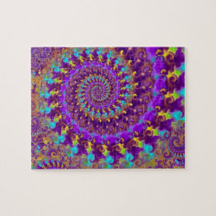 Puzzle Fractale folle pourpre