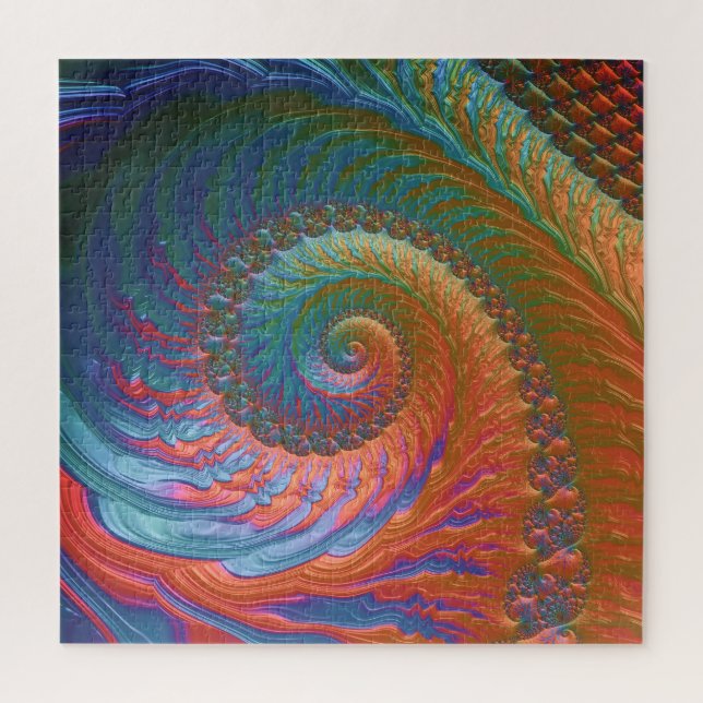 Puzzle Fractale spirale (Vertical)