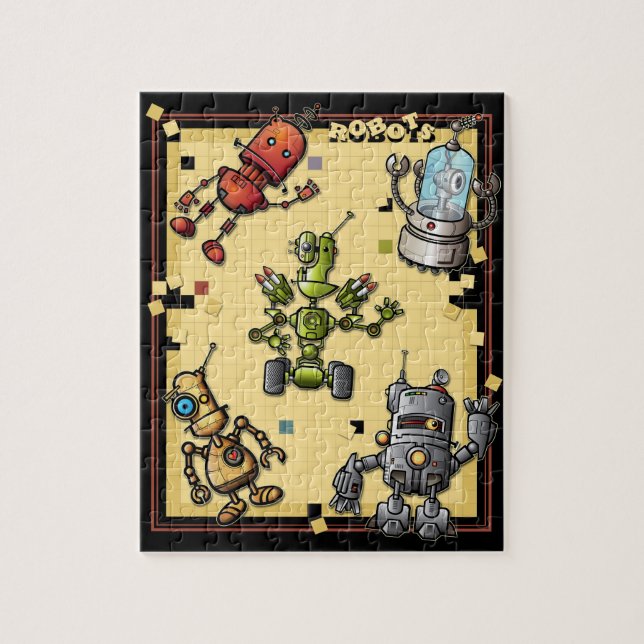 Puzzle frais de robots (Vertical)