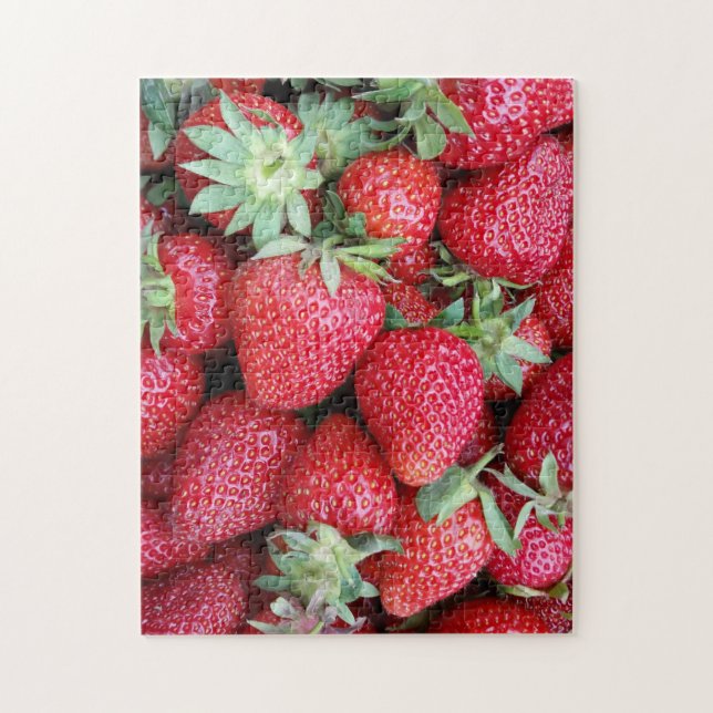 Puzzle fraises fraîches (Vertical)