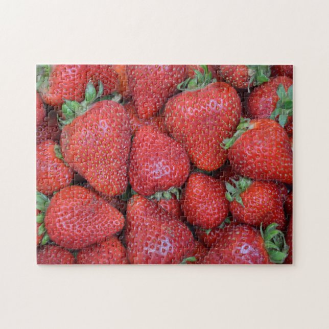 Puzzle Fraises rouges fraîches (Horizontal)