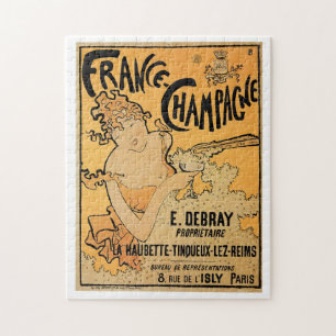 Puzzle France Champagne Vin Vintage Boisson