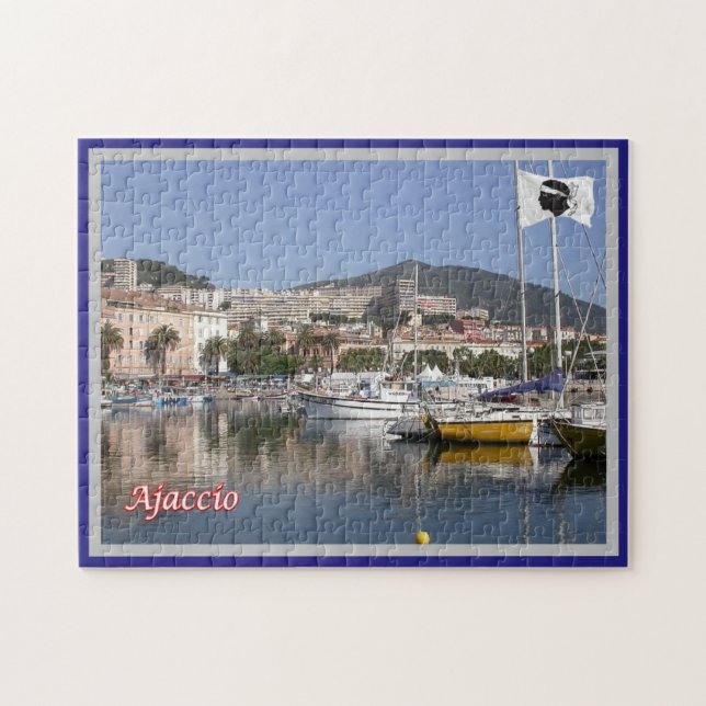 Puzzle France - Corse - Ajaccio - (Horizontal)