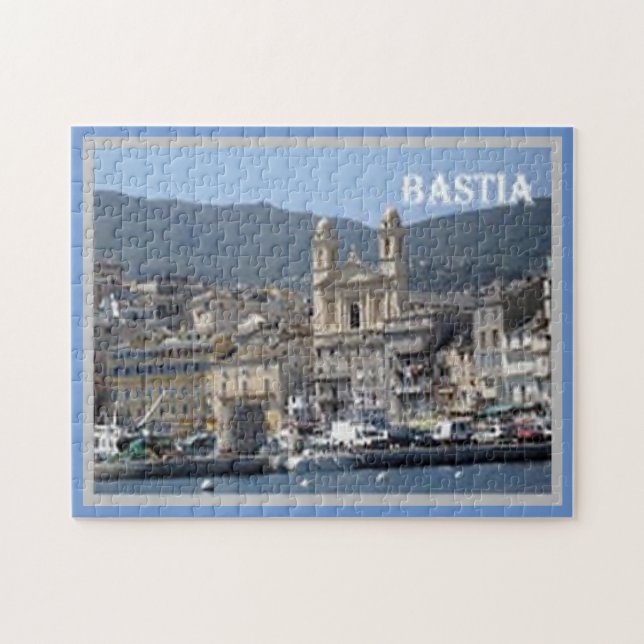Puzzle France - Corse - Bastia - (Horizontal)
