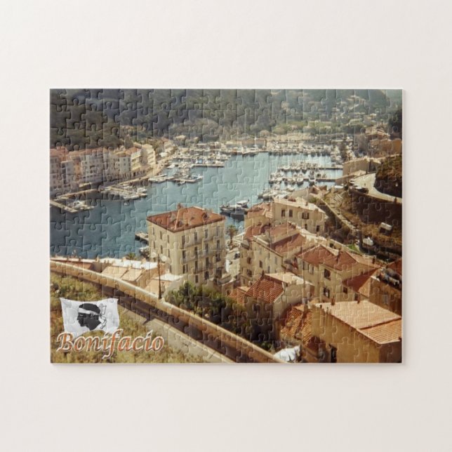 Puzzle France - Corse - Bonifacio - (Horizontal)