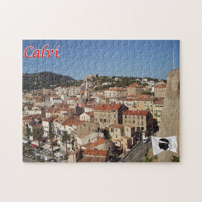 Puzzle France - Corse - Calvi - (Horizontal)