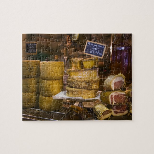 Puzzle France, Corse. Fromages et charcuterie locaux (Horizontal)