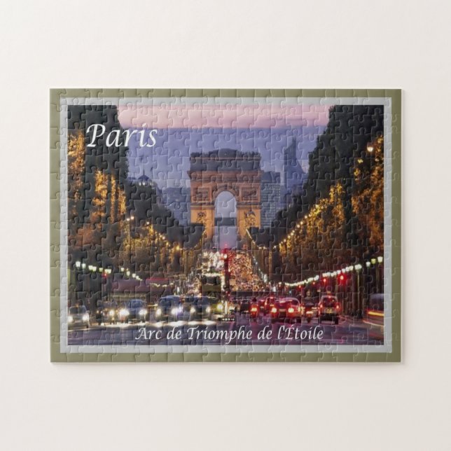 Puzzle France - Paris - Arc de triomphe de l'Étoile (Horizontal)