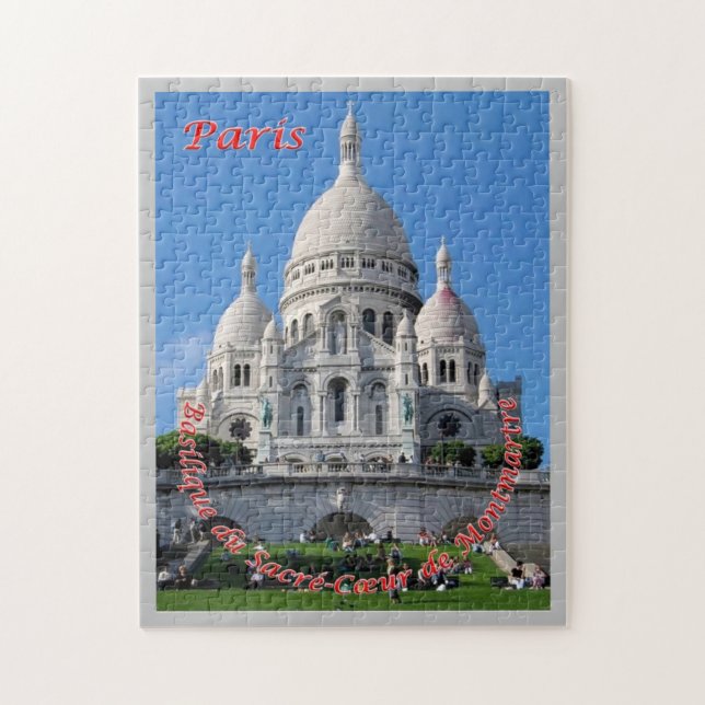 Puzzle France - Paris - Basilique du Sacré-Cœur - Jigsaw  (Vertical)