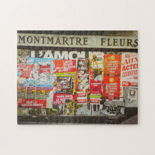 Puzzle France Paris Cityscape Montmartre Fleurs Area