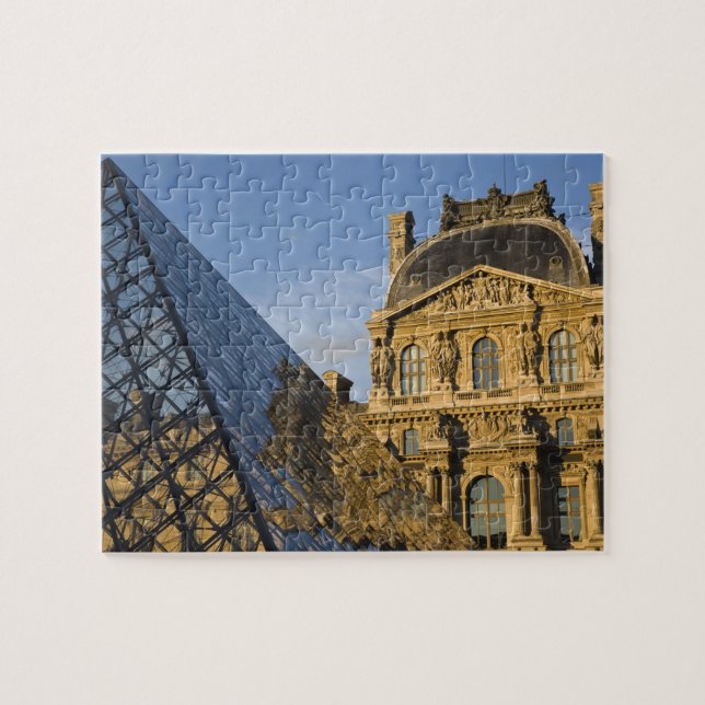 Puzzle France, Paris, Musée du Louvre et la Pyramide, (Horizontal)