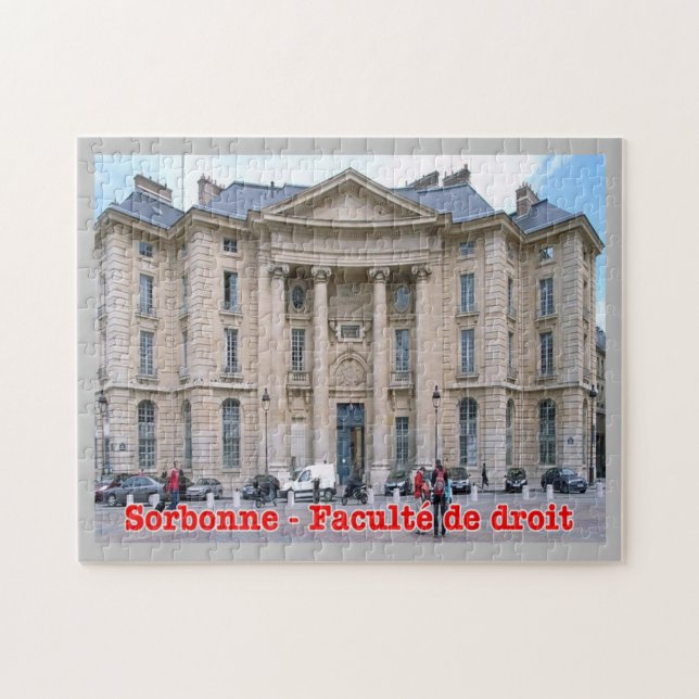 Puzzle France - Paris - Sorbonne - Faculté de droit - Jig (Horizontal)