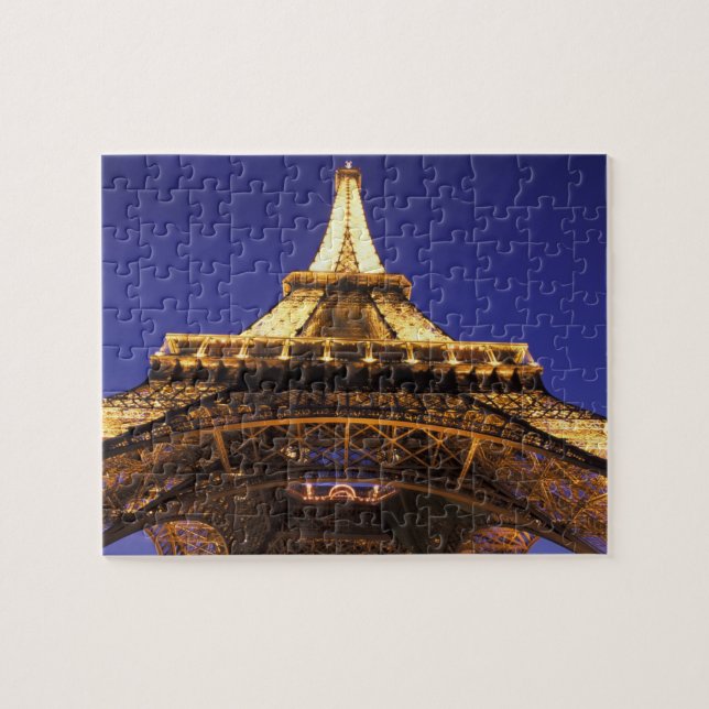 Puzzle FRANCE, Paris Tour Eiffel, vue du soir (Horizontal)