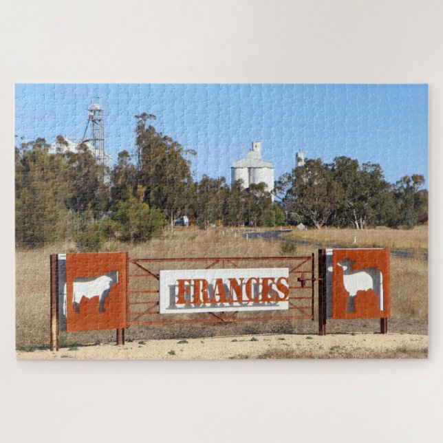 Puzzle Frances, Australie-Méridionale, panneau d'entrée d (Horizontal)