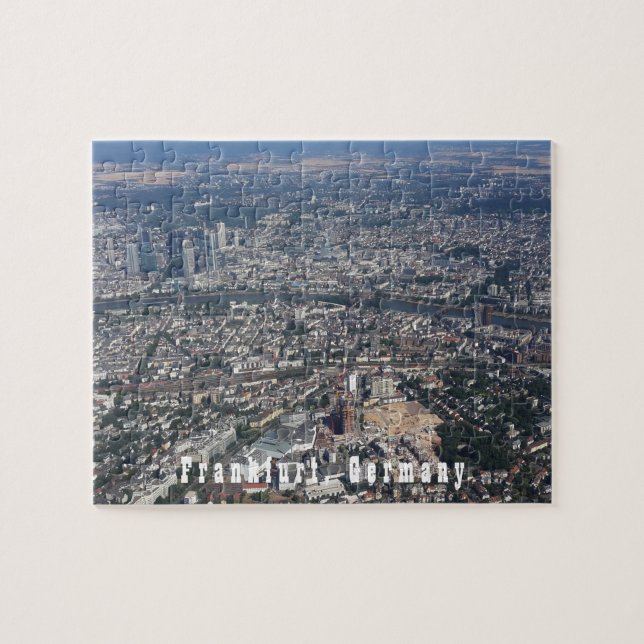 Puzzle Francfort Allemagne du ciel (Horizontal)