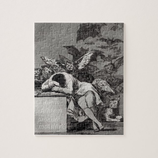 Puzzle Francisco Jose de Goya y Lucientes | le sommeil de (Vertical)
