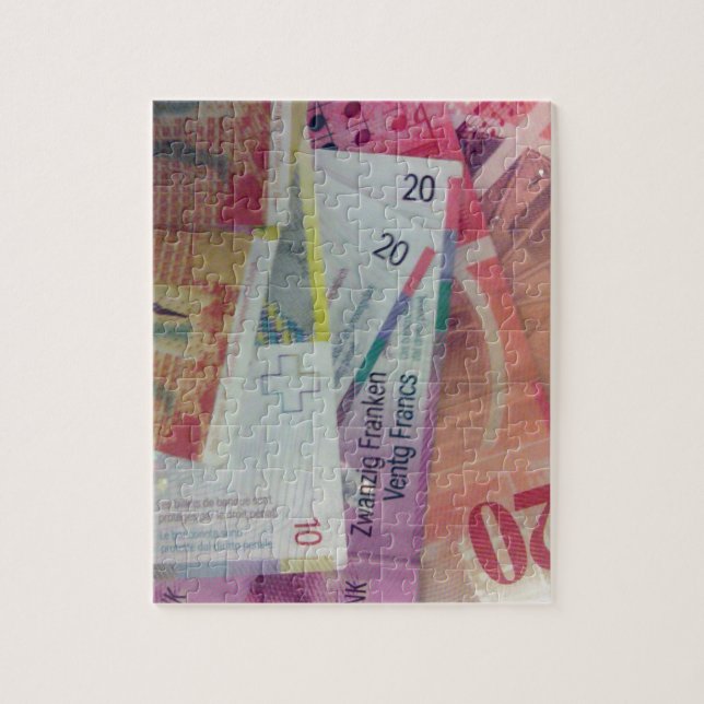 Puzzle Francs suisses (Vertical)