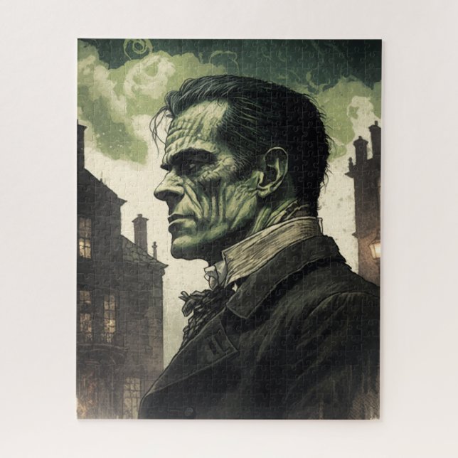 Puzzle Frankenstein, Louveur de livres de littérature got (Vertical)