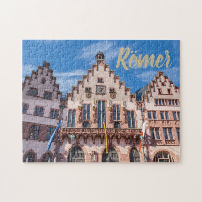 Puzzle Frankfurter Roemer Allemagne Mairie de Francfort (Horizontal)